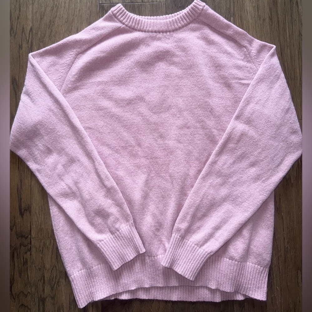 H&M Light Pink Women's Crew Neck Sweater